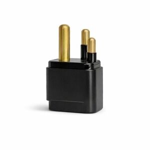 Universal Travel Power Adapter Type M South Africa Namibia Botswana India Black